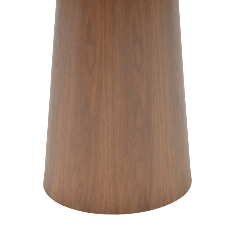 Tραπέζι Donda pakoworld mdf καρυδί Φ100x76εκ - Image 2