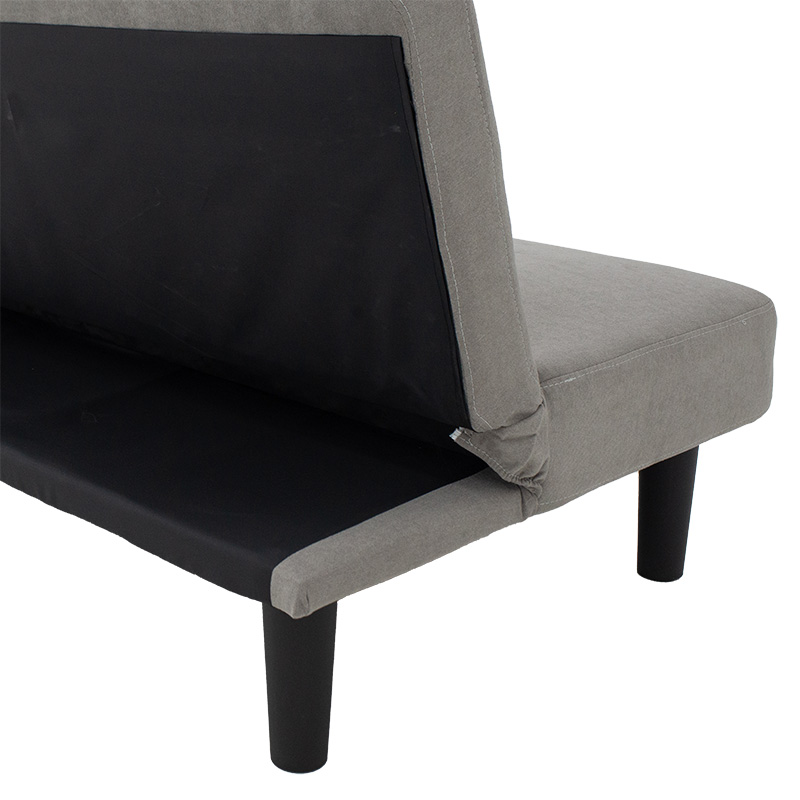 Καναπές-κρεβάτι Breathe pakoworld ύφασμα γκρι 167x77x73εκ - Image 6