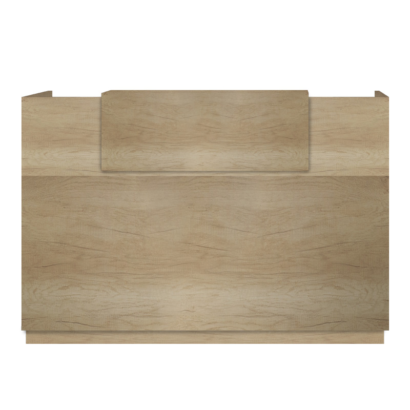 Γραφείο reception Lotus pakoworld σε χρώμα φυσικό 200x70x110εκ - Image 2