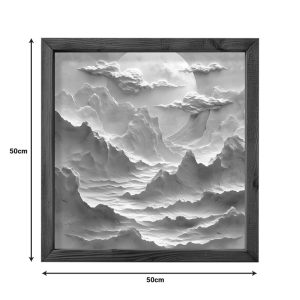 Πίνακας σε καμβά Jedia pakoworld με ψηφιακή εκτύπωση 50x3.5x50εκ