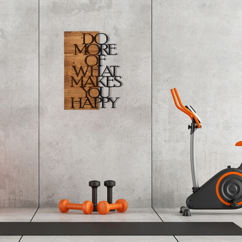 Διακοσμητικό τοίχου Haper pakoworld ξύλο πεύκου σε φυσική απόχρωση με μαύρο μέταλλο 42x3x58εκ