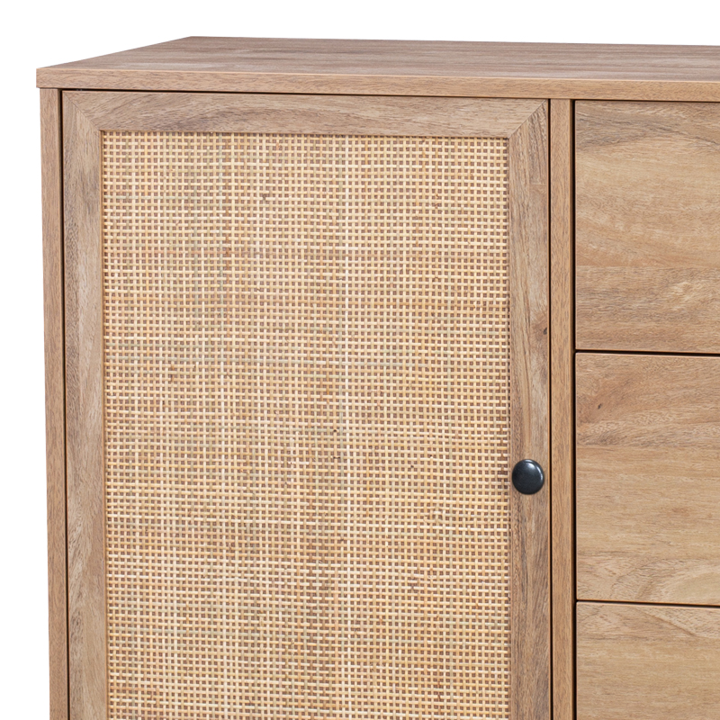 Μπουφές Oslo pakoworld σε sonoma απόχρωση 85x39x79εκ - Image 4