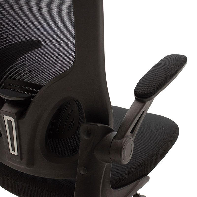 Καρέκλα γραφείου διευθυντή Ergoline pakoworld ύφασμα mesh μαύρο - Image 7