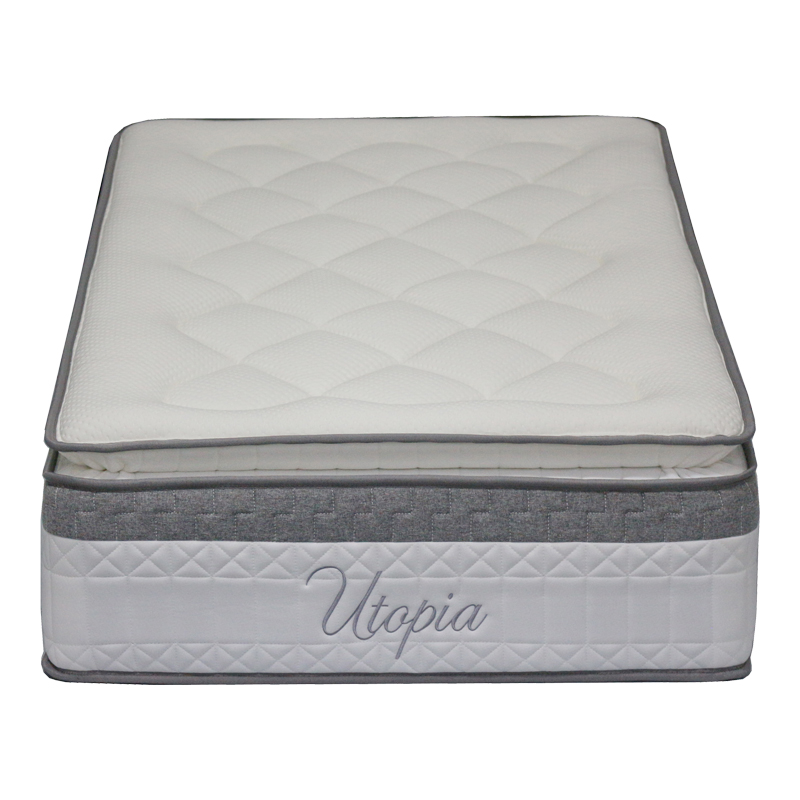 Στρώμα Utopia pakoworld pocket spring με ανώστρωμα 30-32cm 90x190εκ - Image 2