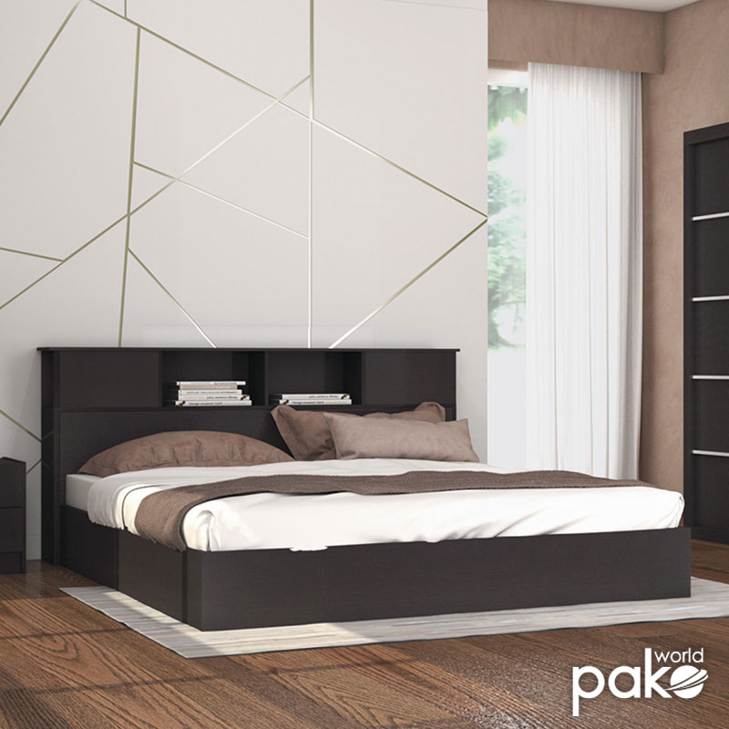 Κομοδίνο OLYMPUS pakoworld χρώμα wenge 47,5x40,5x40,5εκ. - Image 2