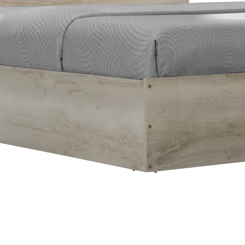 Κρεβάτι OLYMPUS pakoworld σε χρώμα castillo oak 140x200εκ - Image 3