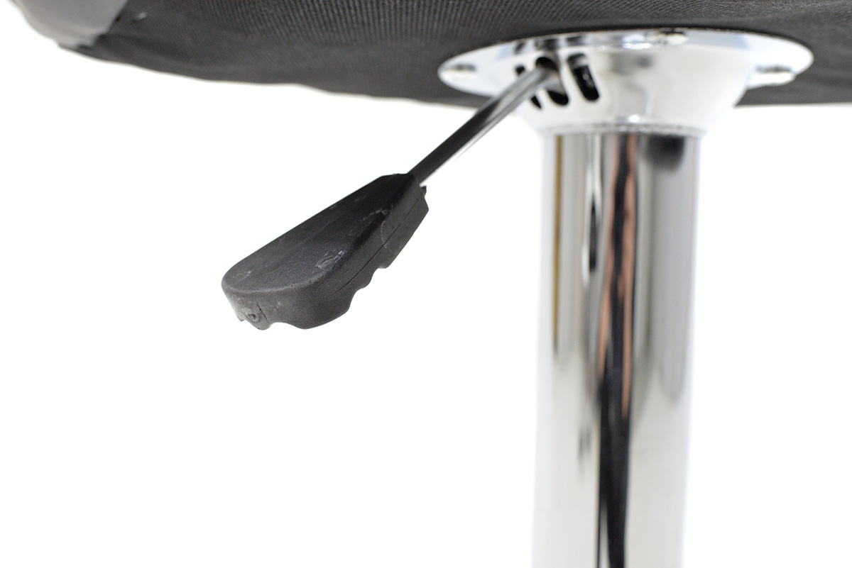 Σκαμπό μπαρ Coozy pakoworld pu σε μαύρο χρώμα σκελετός χρωμίου - Image 7