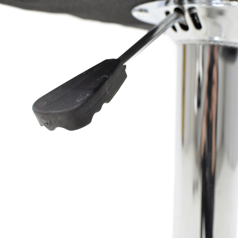 Σκαμπό μπαρ Balina pakoworld πτυσσόμενο λευκό pu-μέταλλο χρωμίου 52x53x109εκ - Image 8