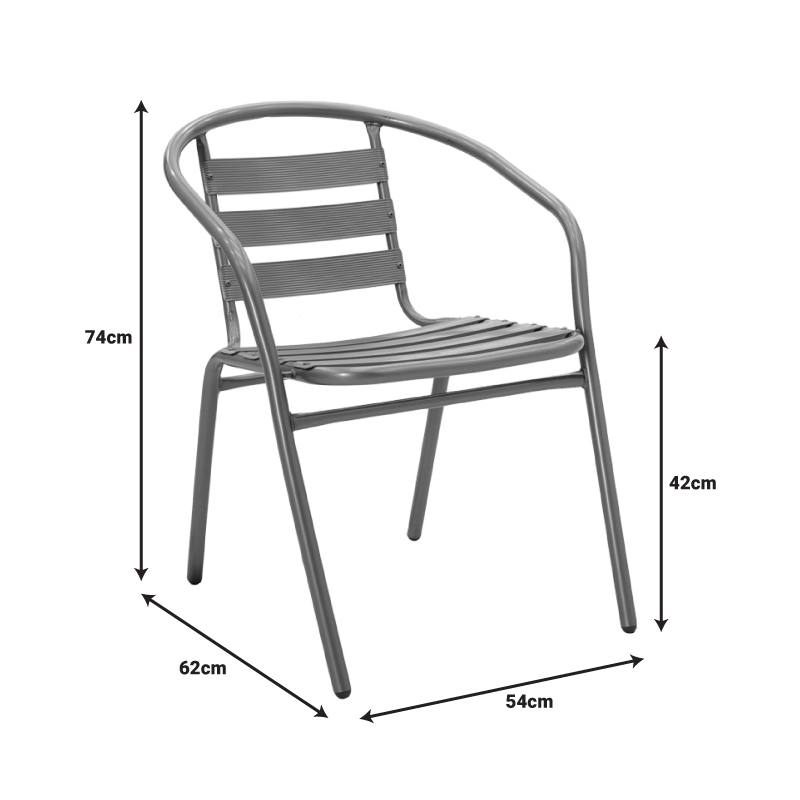 Τραπεζαρία Tade-Ensure pakoworld 5τεμ μέταλλο-γυαλί σε μαύρη απόχρωση 140x80x70εκ - Image 8