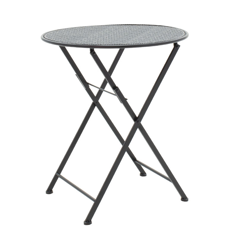 Τραπεζαρία Walen pakoworld σετ 3τεμ μέταλλο μαύρο - Image 11