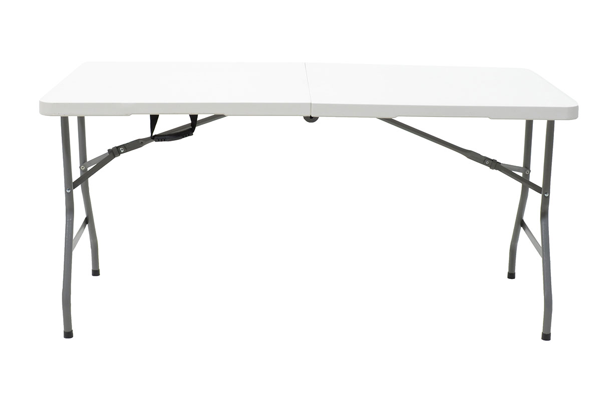Τραπέζι catering Rodeo pakoworld πτυσσόμενο-βαλίτσα λευκό 183x76x74εκ - Image 4