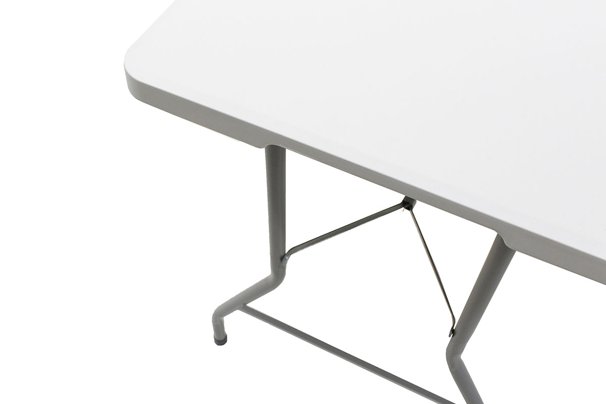 Τραπέζι catering Rodeo pakoworld πτυσσόμενο-βαλίτσα λευκό 183x76x74εκ - Image 6