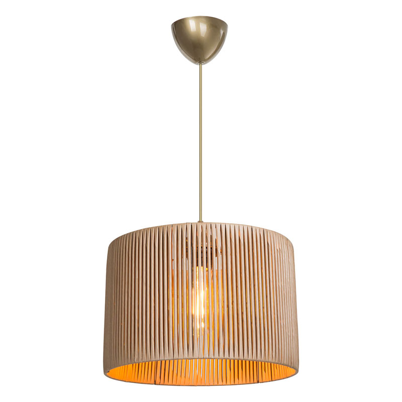 Φωτιστικό οροφής μονόφωτο PWL-1118 pakoworld Ε27 φυσικό Φ30x24εκ - Image 2