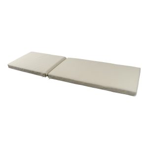 Μαξιλάρι Vertian pakoworld textilene σε μπεζ απόχρωση 58x194x7εκ