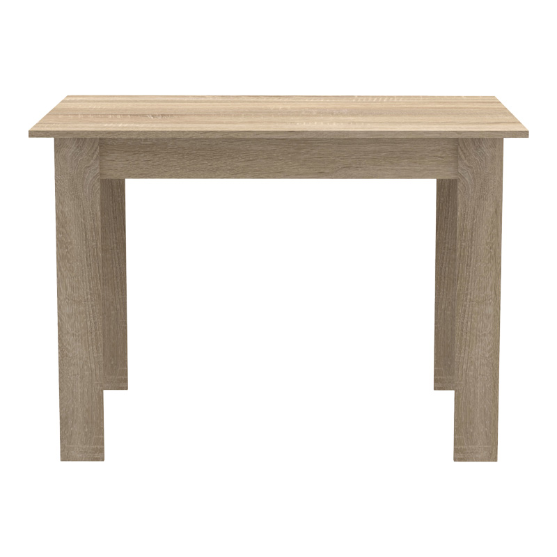 Τραπεζαρία Manka-Gaston pakoworld σετ 5τεμ σε sonoma-μαύρη απόχρωση 110x80x77εκ - Image 5