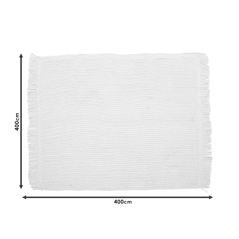 Δίχτυ σκίασης Roof pakoworld μακραμέ μαύρο 4x4m - Image 7