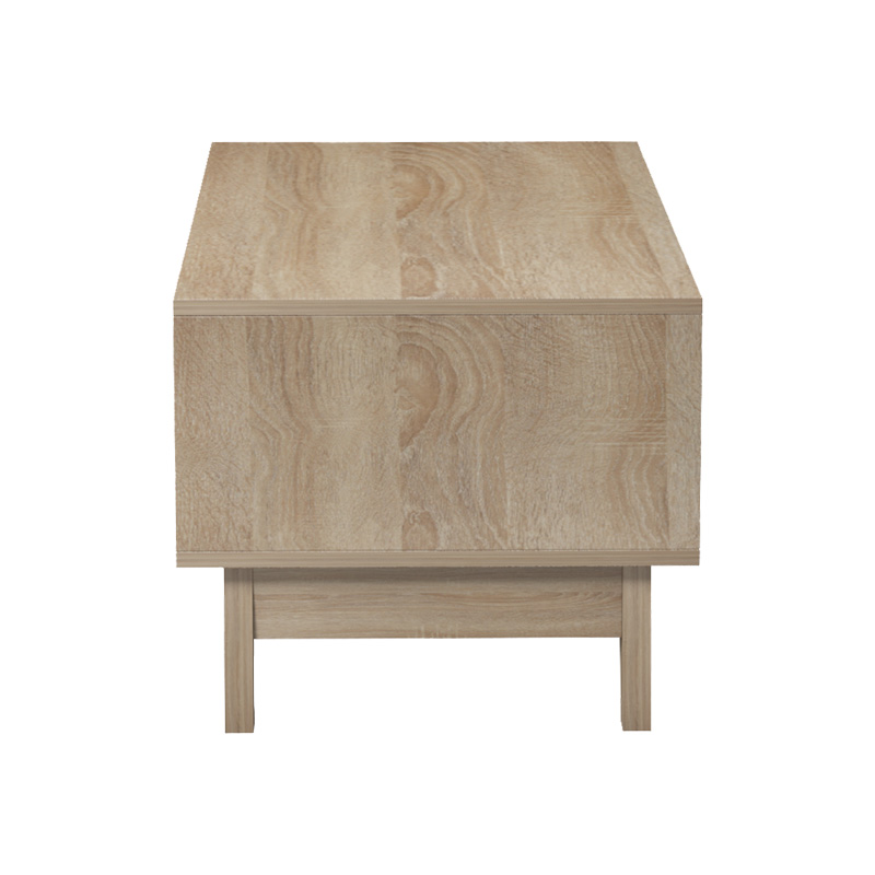 Τραπέζι σαλονιού Judas pakoworld σε μαύρο μαρμάρου-sonoma απόχρωση 90x45x38.5εκ - Image 5