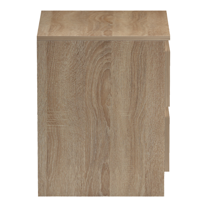 Κομοδίνο Verena pakoworld sonoma-λευκό 40x40x50εκ - Image 4