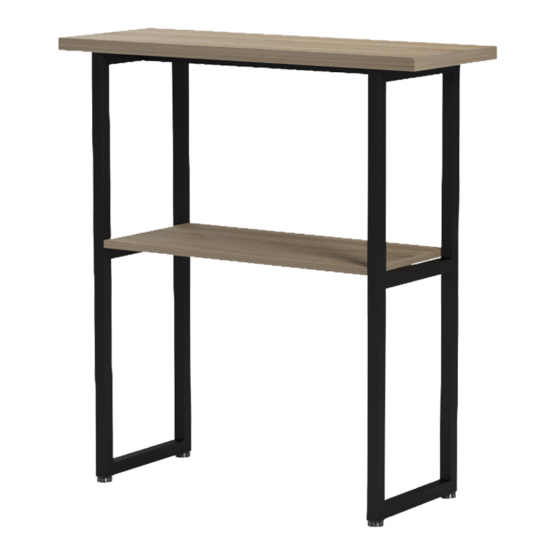 Κονσόλα Solain pakoworld sonoma-μαύρο μέταλλο 79x29x85εκ - Image 3