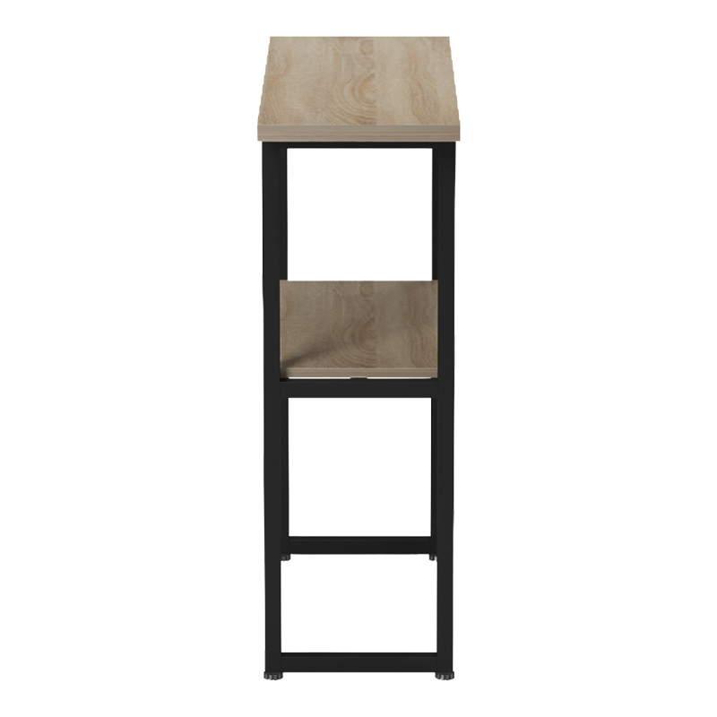 Κονσόλα Solain pakoworld sonoma-μαύρο μέταλλο 79x29x85εκ - Image 4