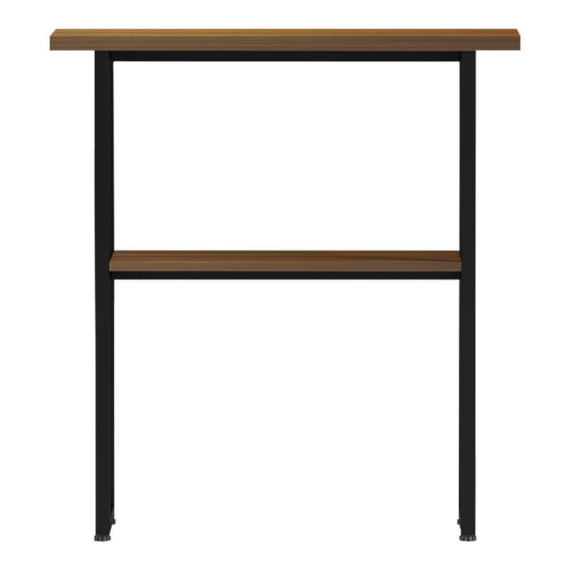 Κονσόλα Solain pakoworld καρυδί-μαύρο μέταλλο 79x29x85εκ - Image 2