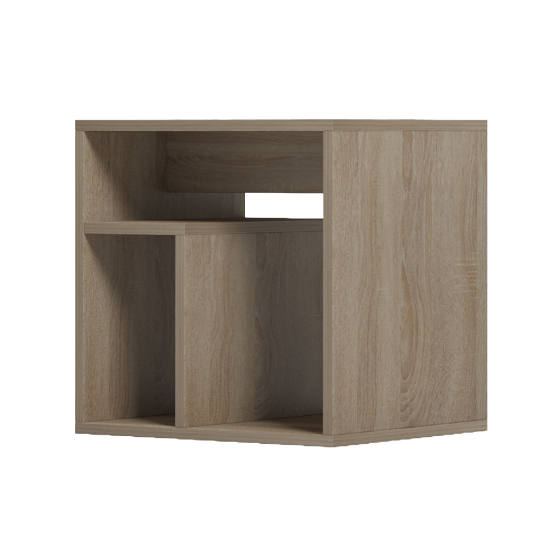 Βοηθητικό τραπέζι Doublo pakoworld sonoma 40x35x40εκ - Image 3