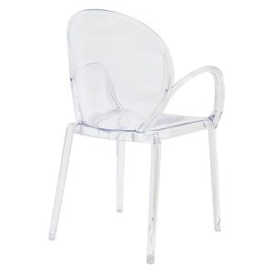 Πολυθρόνα Flair pakoworld PC διαφανές