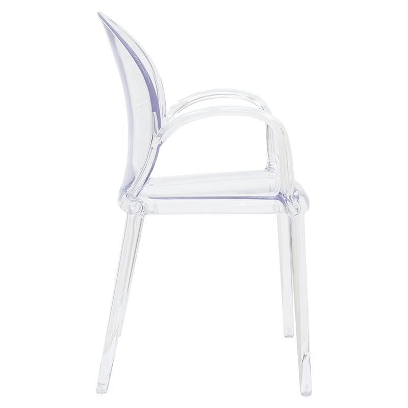 Πολυθρόνα Flair pakoworld PC διαφανές - Image 2