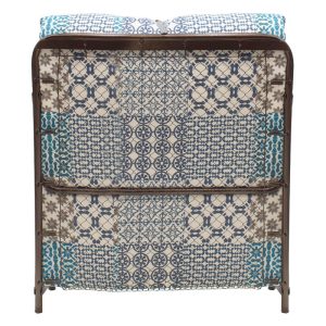 Ράντζο-κρεβάτι μονό Daxel pakoworld μεταλλικός σομιές 6εκ στρώμα 180x80εκ