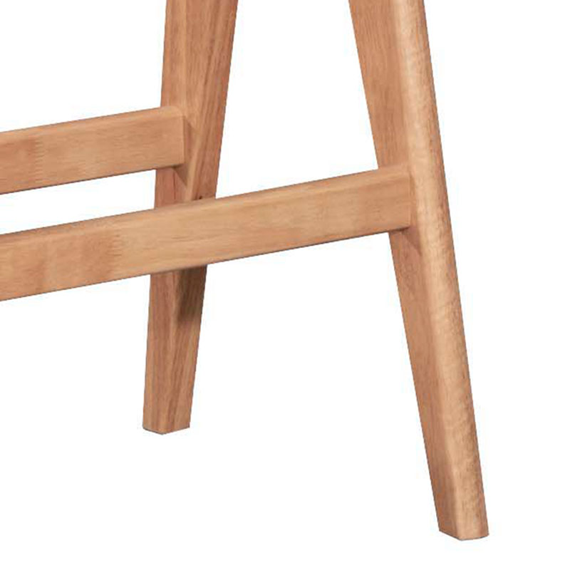 Τραπέζι Bar Winslow pakoworld ξύλο rubberwood ανοικτό καρυδί 120x45x100εκ - Image 3