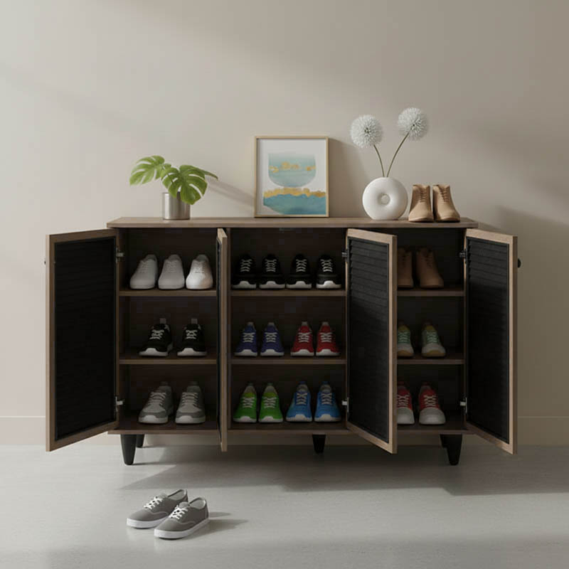 Παπουτσοθήκη-ντουλάπι Ronan pakoworld χρώμα φυσικό 105x35x66εκ - Image 2