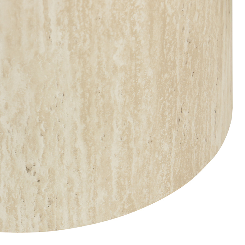 Βοηθητικά τραπεζάκια 2τεμ Zonar pakoworld MDF σε όψη τραβερτίνας - Image 5