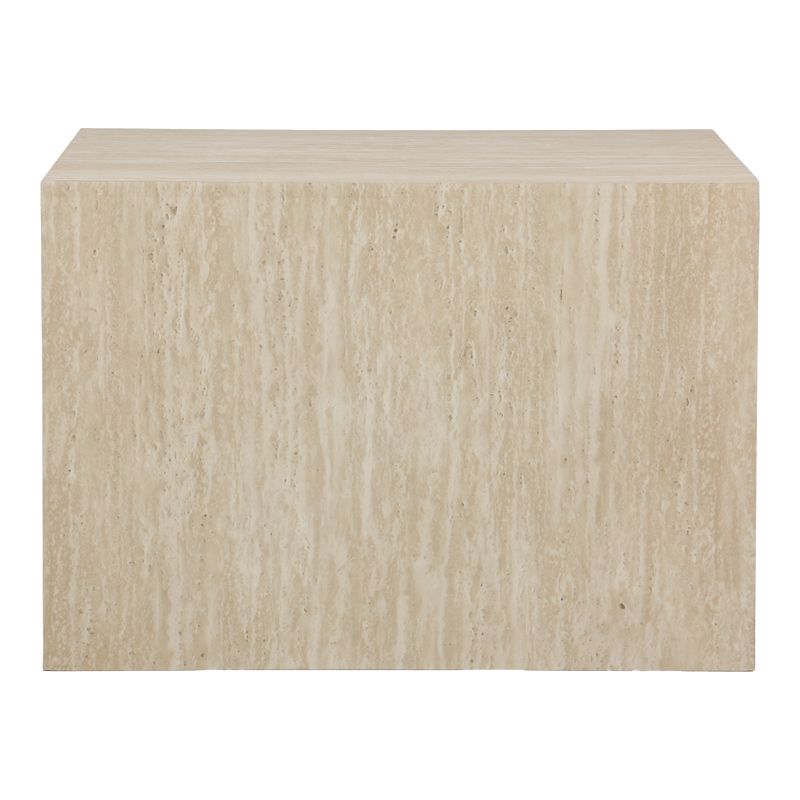 Βοηθητικά τραπέζια Coffina pakoworld σετ 2τεμ mdf σε όψη τραβερτίνας - Image 4