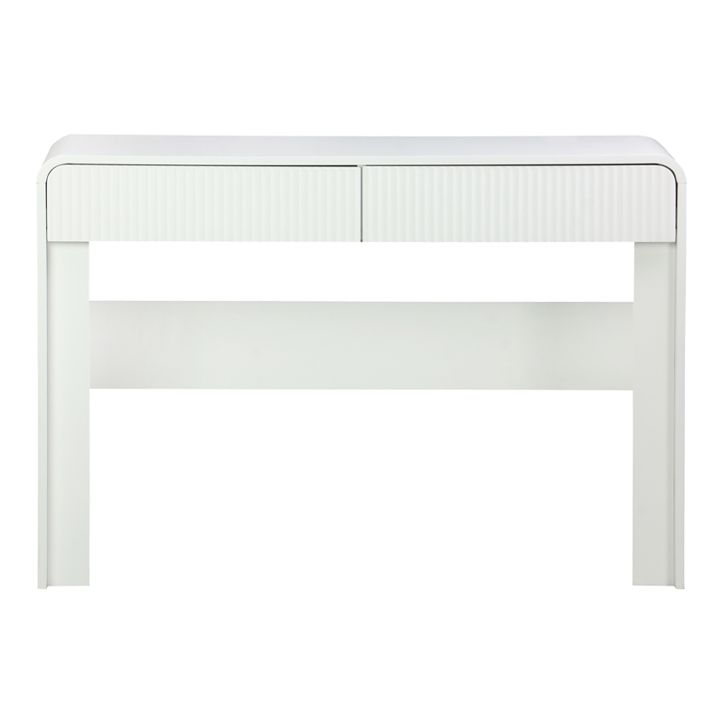 Κονσόλα Zeplen pakoworld λευκό mdf 110x38x75εκ - Image 3