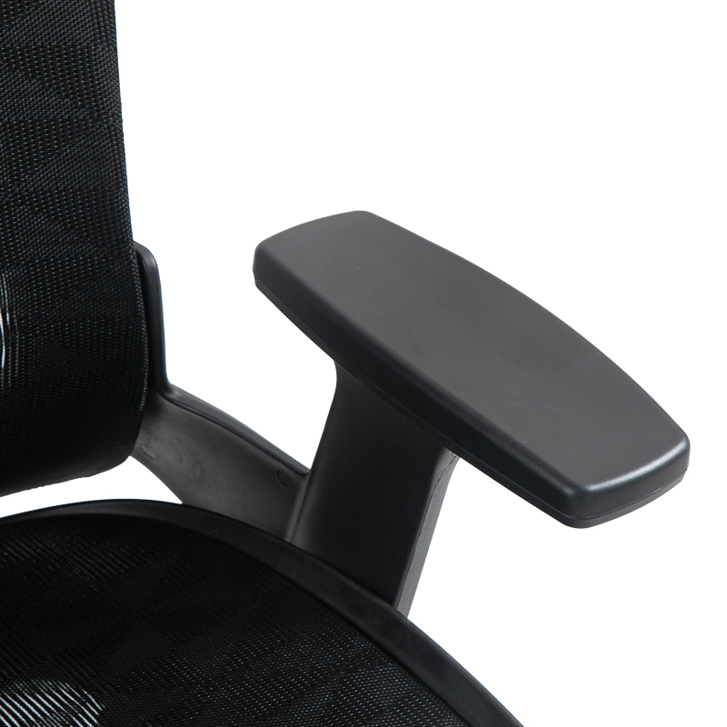 Καρέκλα γραφείου εργασίας Mergi pakoworld μαύρο mesh 62x63x120εκ - Image 7