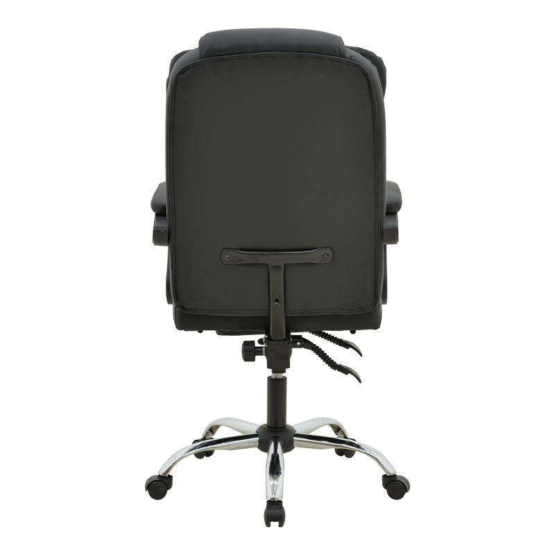 Καρέκλα γραφείου διευθυντή με υποπόδιο και μηχανισμό massage Volter pakoworld pu μαύρο 62x70x110εκ - Image 6