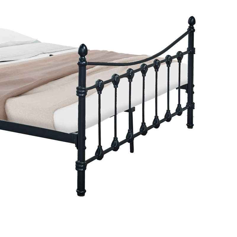 Κρεβάτι Beowulf pakoworld μαύρο μεταλλικό 150x200εκ - Image 3