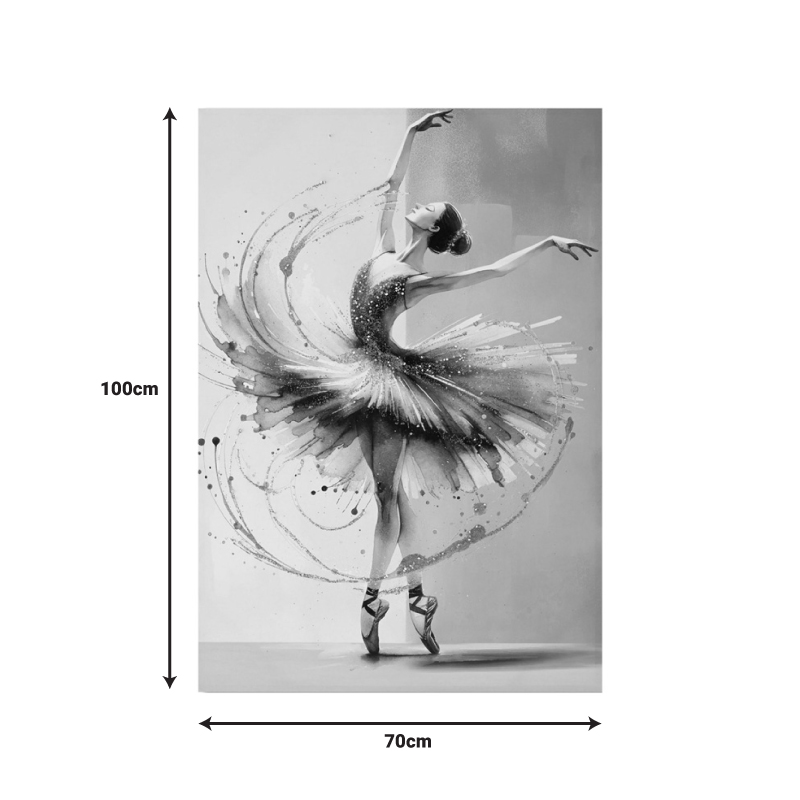 Πίνακας σε καμβά Dancito I 3D Inart 70x2.5x100εκ