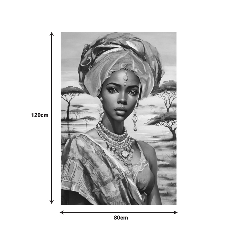 Πίνακας σε καμβά Zerbera 3D Inart 80x3x120εκ