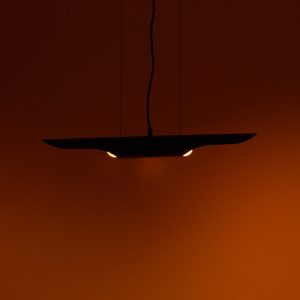 Φωτιστικό οροφής Gikline pakoworld μαύρο-χρυσό μέταλλο Φ60x6εκ