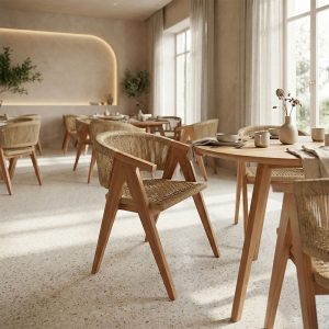 Πολυθρόνα Wolly pakoworld teak ξύλο και pe σχοινί σε φυσική απόχρωση 60x60x76εκ