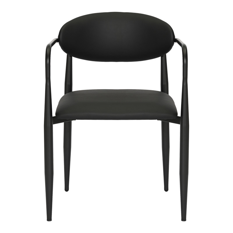 Πολυθρόνα Kalone pakoworld pu σε μαύρη απόχρωση 56x55x78εκ - Image 4