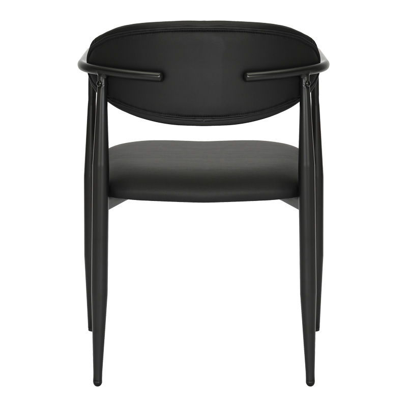 Πολυθρόνα Kalone pakoworld pu σε μαύρη απόχρωση 56x55x78εκ - Image 5