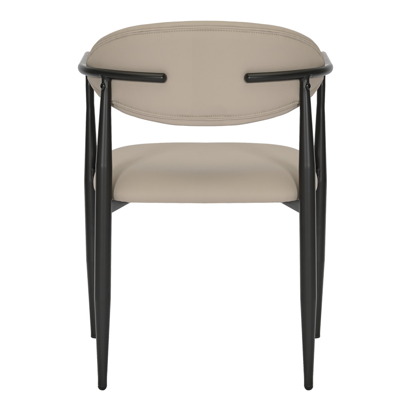 Πολυθρόνα Kalone pakoworld pu σε γκρι-μπεζ απόχρωση 56x55x78εκ - Image 5