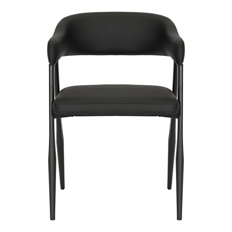 Πολυθρόνα Sezan pakoworld pu σε μαύρη απόχρωση 56x55x78εκ - Image 4