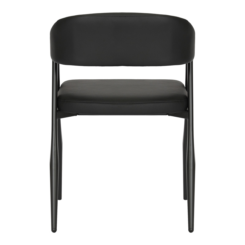 Πολυθρόνα Sezan pakoworld pu σε μαύρη απόχρωση 56x55x78εκ - Image 5