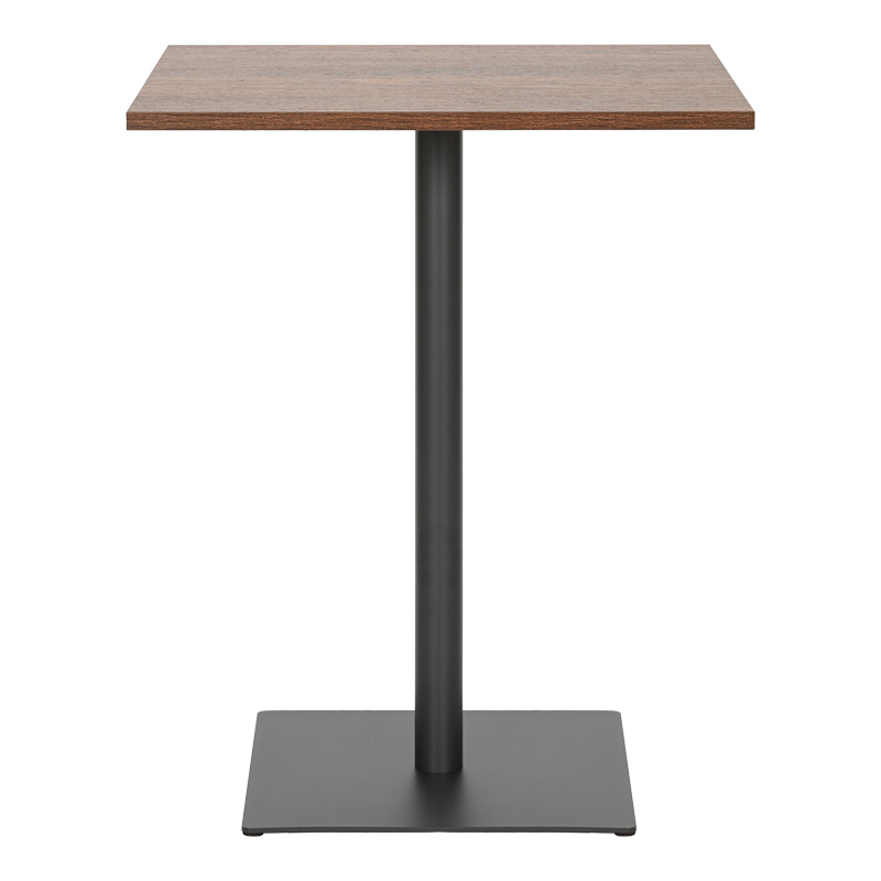 Τραπέζι Nerobian pakoworld mdf σε καρυδί απόχρωση 60x60x75εκ - Image 3