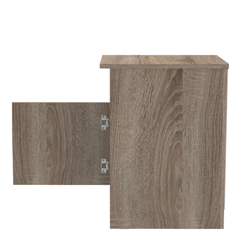 Κομοδίνο Galdi pakoworld σε sonoma truffle απόχρωση 40x45x60εκ - Image 4