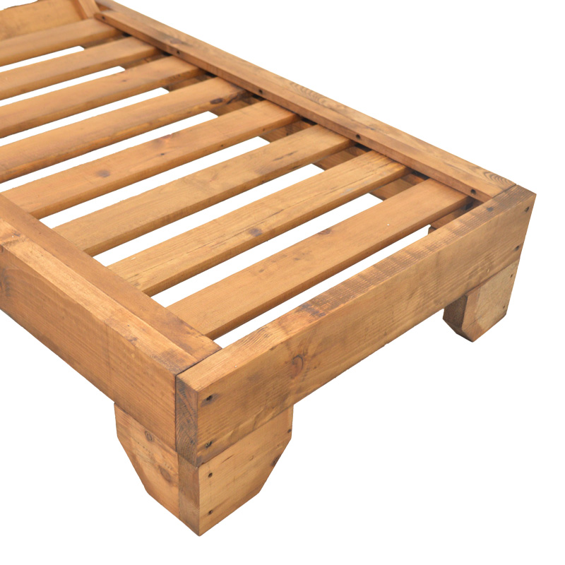 Ξαπλώστρα Zalka pakoworld L1 σε καρυδί απόχρωση 66x197x28εκ - Image 6