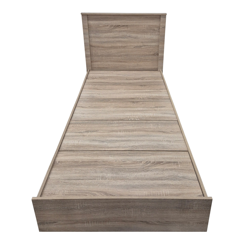 Κρεβάτι Athos pakoworld σε sonoma απόχρωση 90x190εκ - Image 3